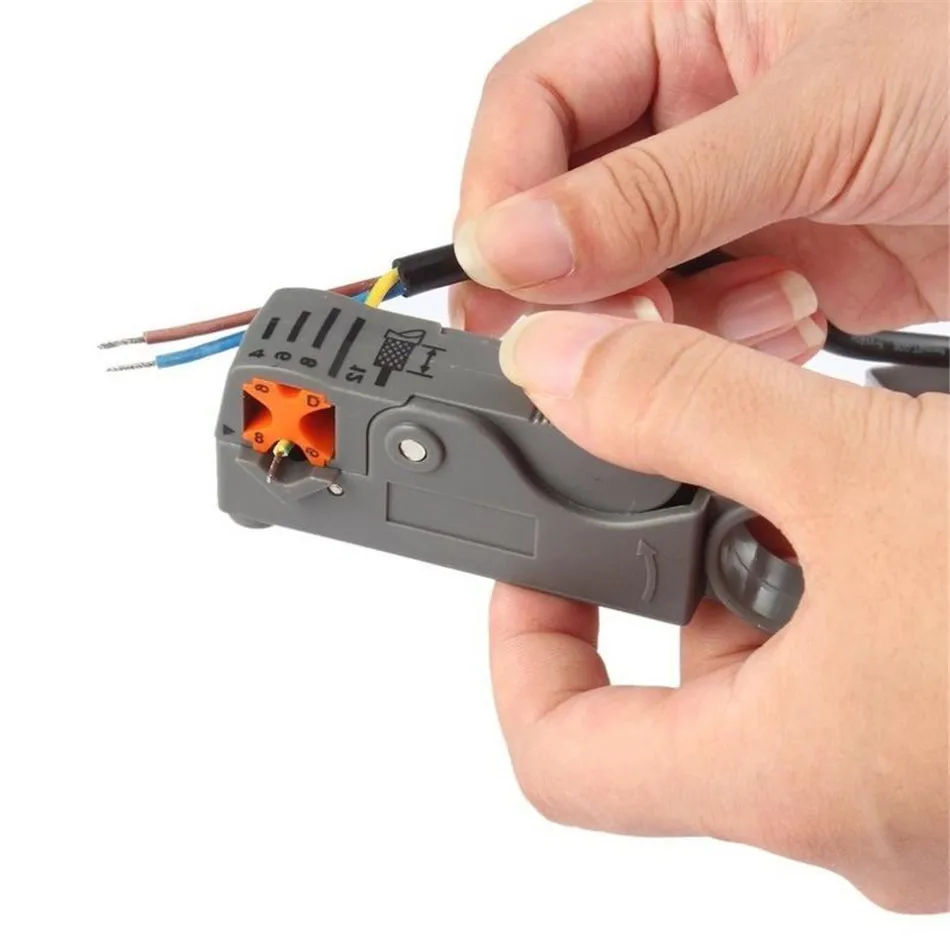 Automatic Stripping Pliers Multifunctional Wire Stripper Wire Cable Tools Stripping Crimping Tool with Hexagon Wrench