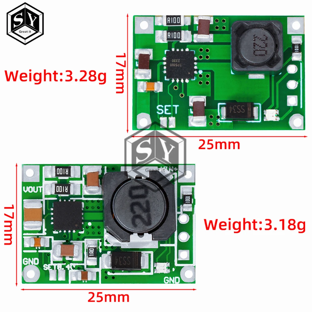 TP5100 double single lithium battery charge management compatible 2A rechargeable lithium plate