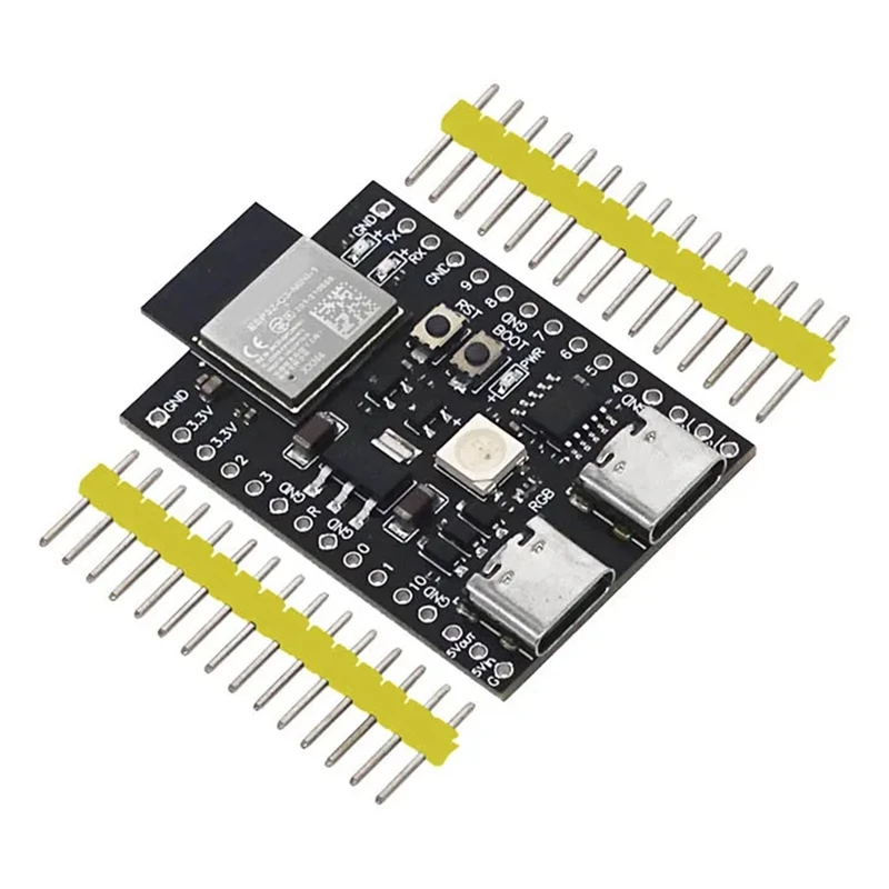 ESP32-C3 Entwicklungsboard Dual Typ-C Wifi Bluetooth BLE5.0 Devkitm-1 Kernplatine ESP32C3 Modul