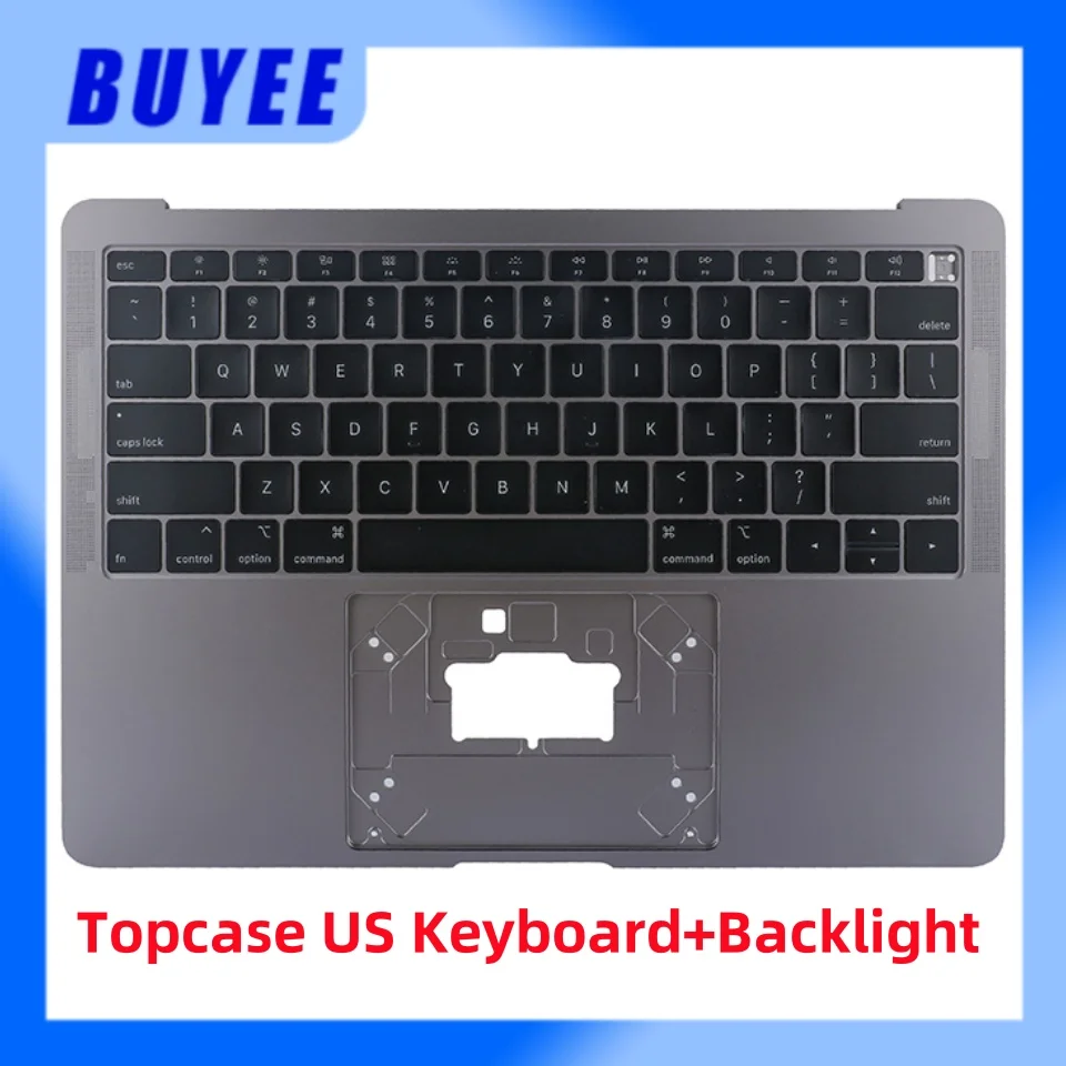 

Оригинальная клавиатура A1932 US для Macbook Air Retina 13,3 дюйма, клавиатура A1932 Topcase US, замена клавиатуры с подсветкой, серый цвет