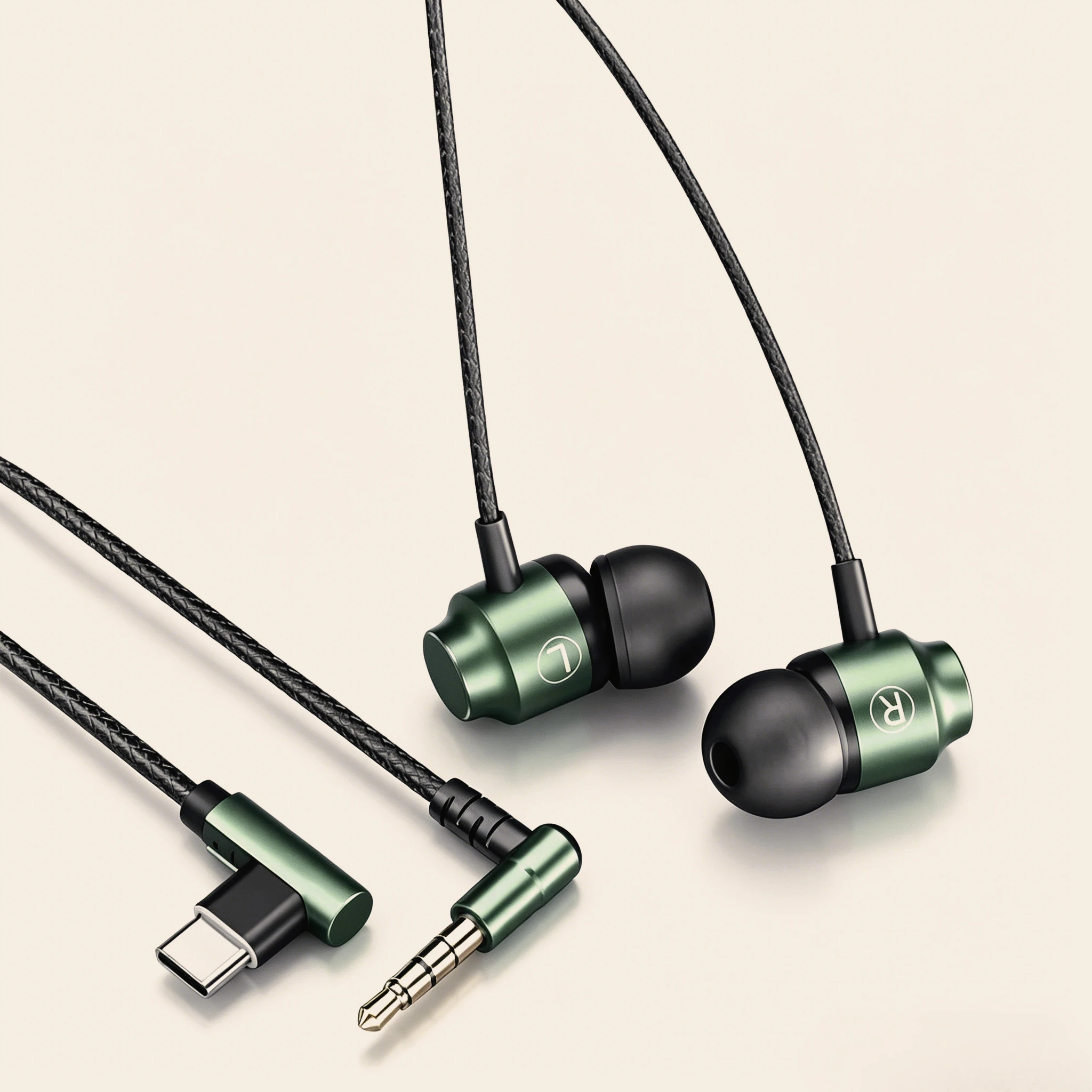 Audio Music Game - HiFi Surround Sound Wired In-Ear Headphones
