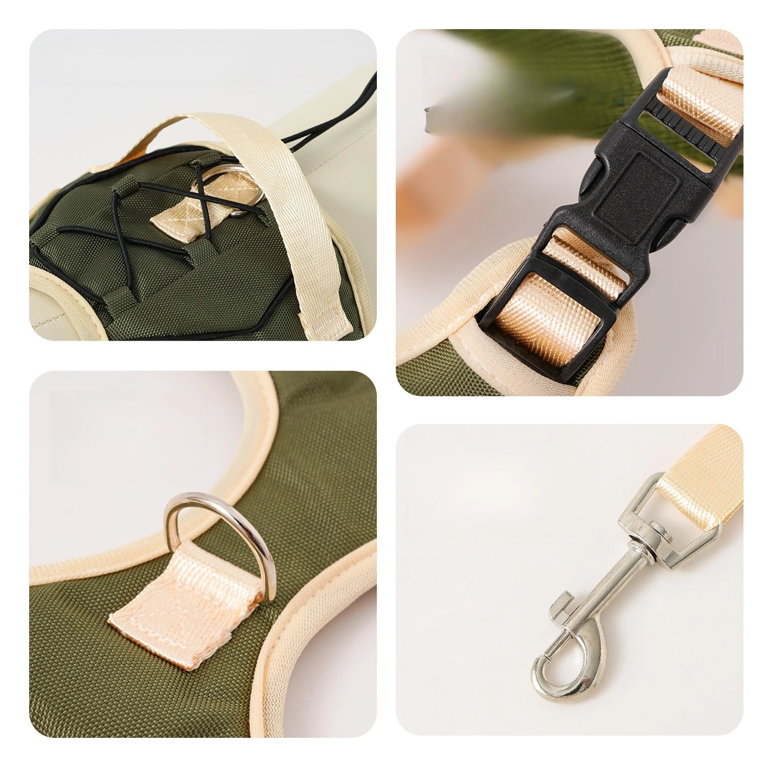 Arnés táctico antitirones para perros grandes con asa ajustable - imagen 3