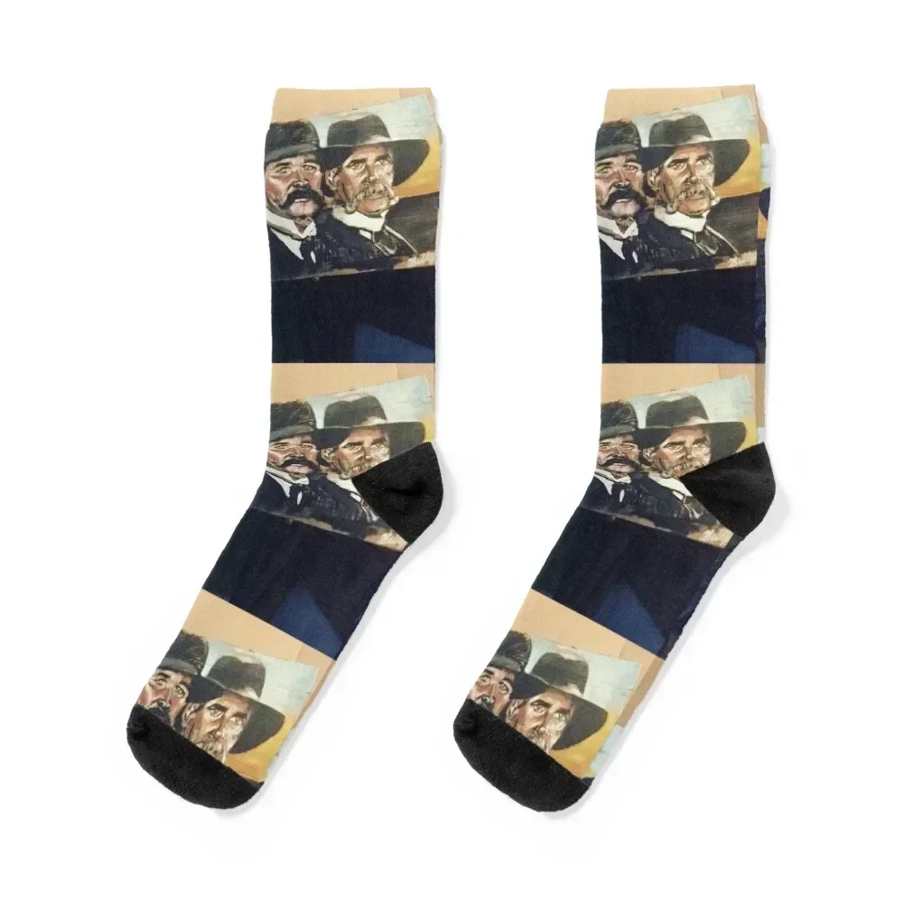 Wyatt Earp And Gang Socks aesthetic Crossfit sheer Mens Socks Women's