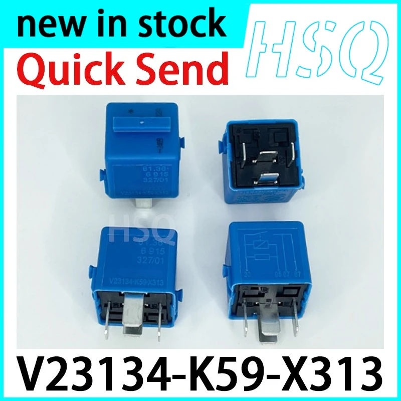 1PCS New  V23134-K59-X313 4-pin 3 Series, 5 Series, 7 Series X5X7 Pump Fan Oil Pump Relay