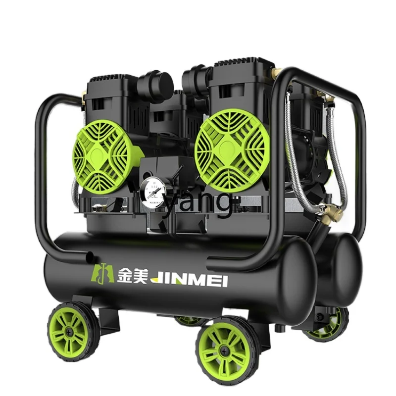 Yjq Spray Stone-like Paint Special Air Compressor Water-Coated Sand Exterior Wall Spray High Pressure Oil-Free Mute Air Pump