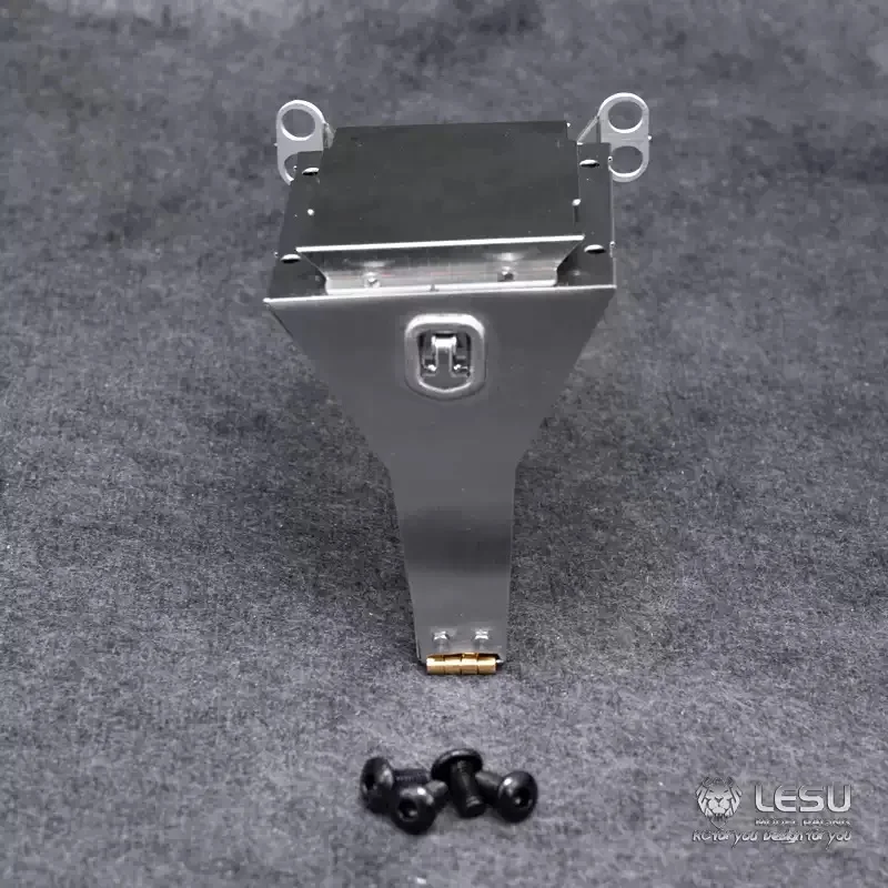 

Металлический ящик для инструментов LESU, запасные части для брызговика для DIY Tamiyaya 1/14, радиоуправляемый тягач, автомобильный гидравлический самосвал, прицеп Th15076-SMT2