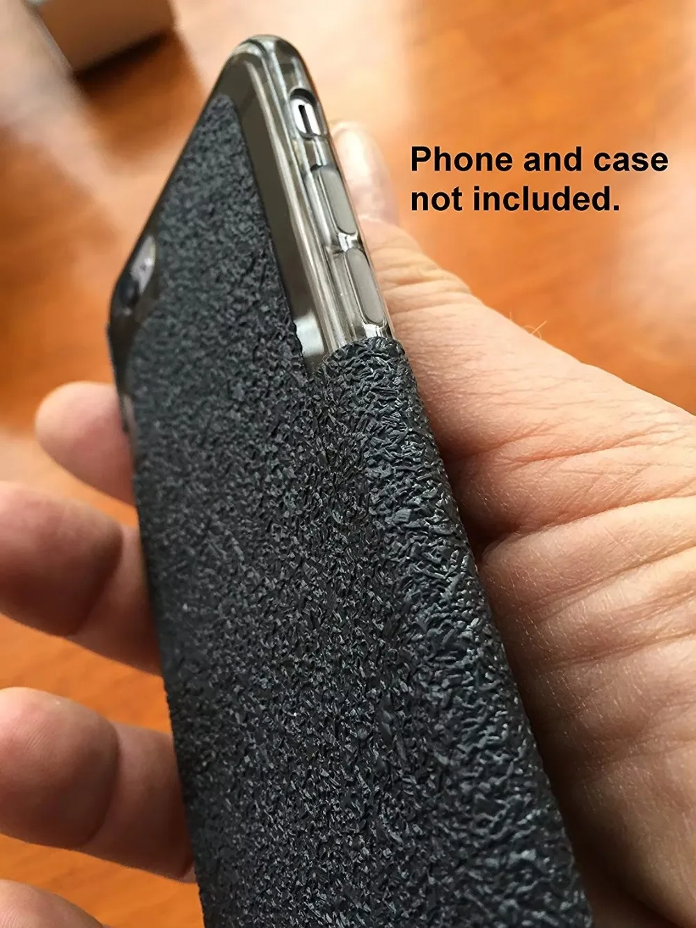 MAGORUI Non-slip Rubber Texture Grips Sheet Black Textured Rubber Grip Tape for Guns, Cell Phones, Cameras, Knives, Tools