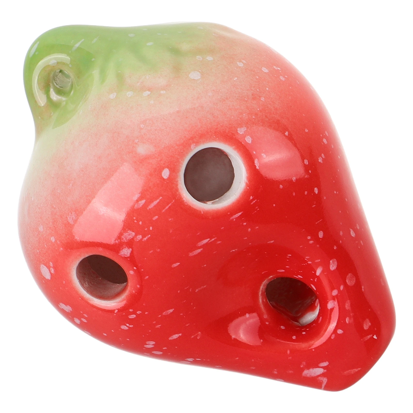 

Portable 6 Hole Strawberry Ocarina Creative Beginner Wind Instrument Durable for Kids Travel School Performance