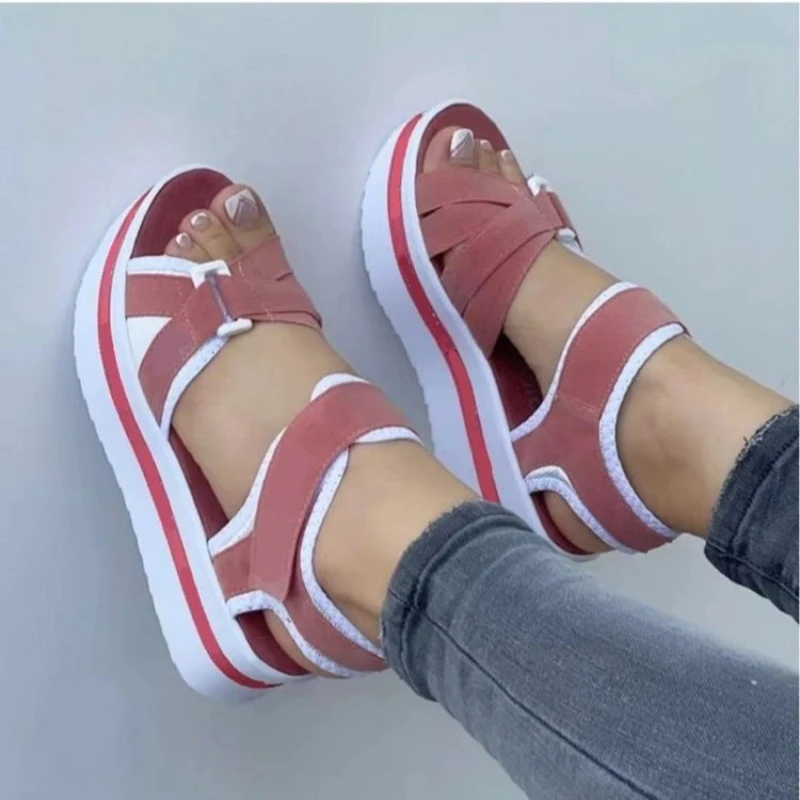 Women Sandals Lightweight Heels Sandals Summer Shoes For Women Wedge Sandal With Platform Sandalias Mujer Summer Footwear Female