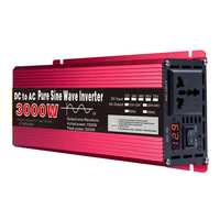 1000W 1600W 2200W 3000W pure sine wave inverter DC 12V 24V to AC 110V 220V voltage transformer power converter car inverter