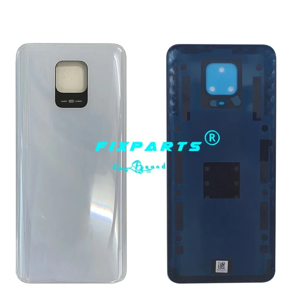 New For Xiaomi Redmi Note 9S Back Battery Cover Rear Door Housing Case Glass Panel Note9 Pro For Redmi Note 9 Pro Battery Cover