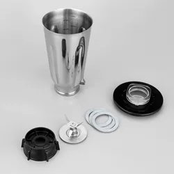 6pcs/kit 5 Cup Stainless Steel Blender Jar Lid/ice Crusher Blade/Base Bottom Screw Cap/Gasket Seal fit for Oster Blender Kitchen