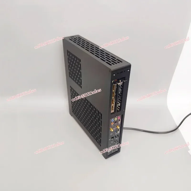 S35 Mini ITX Case - 4L Portable Compact PC Chassis, Supports Dual-Fan Graphics Cards