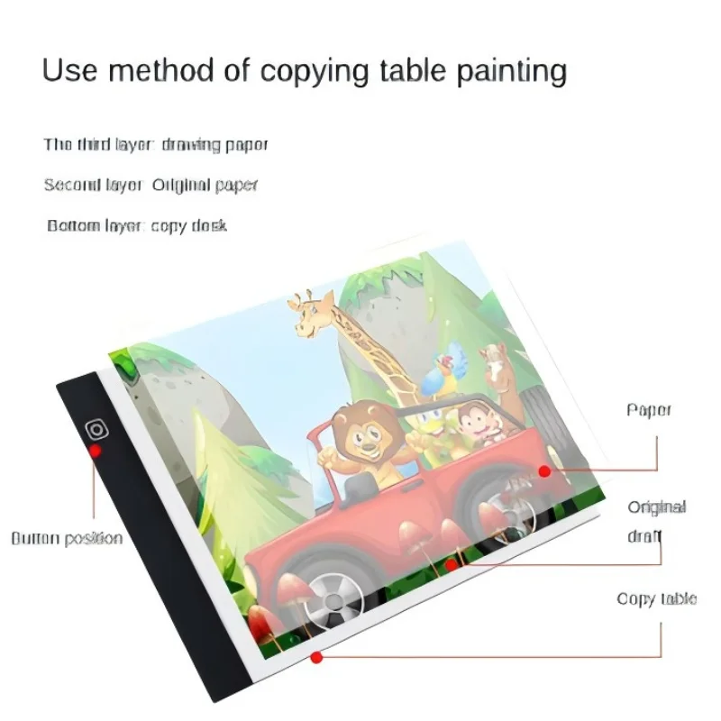 A3/A4/A5 3 Livelli Dimmerabile Led Disegno Copia Pad Bordo Giocattolo Per Bambini Pittura Educativa Per Bambini Crescere Regali Creativi Per I Bambini