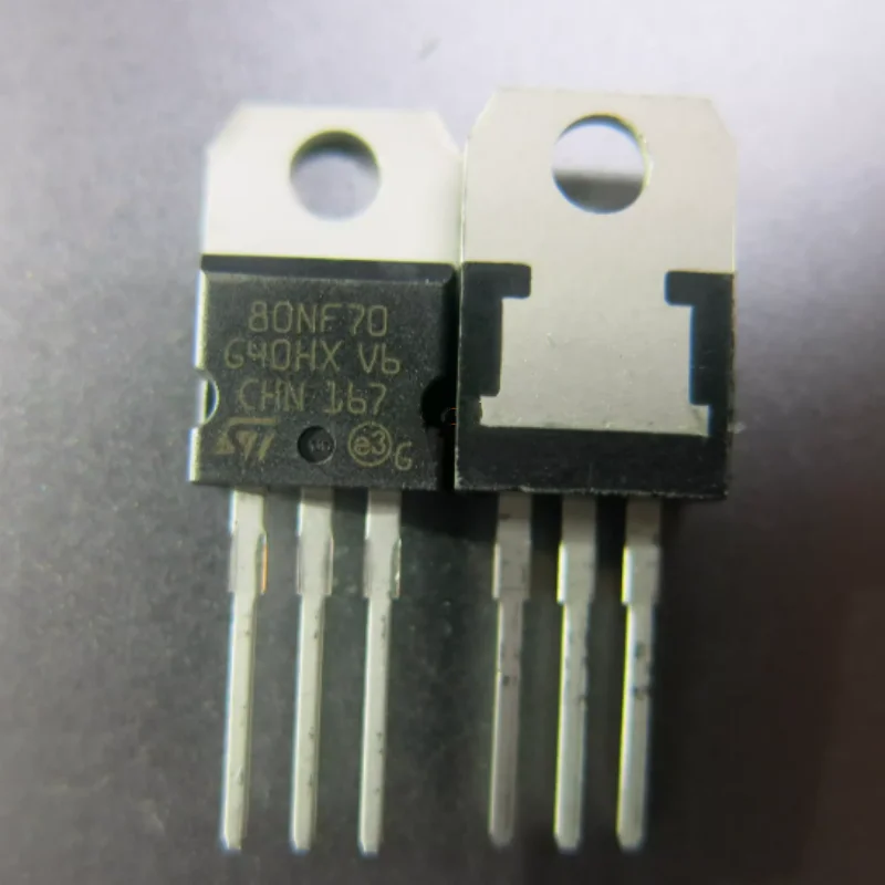 10PCS/STP80NF70 80NF70 TO220 Original Genuine Goods in Stock