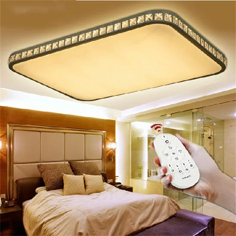 Modern Led Ceiling Lights For Living Room Luminarias Para Sala Ceiling Fixtures Bedroom Lighting With Remote Control