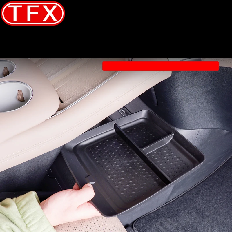 

For XPeng XiaoPeng X9 2024 2025 Car Styling Armrest Box Storage Box Under Center Console Organizer Box Modified Accessories