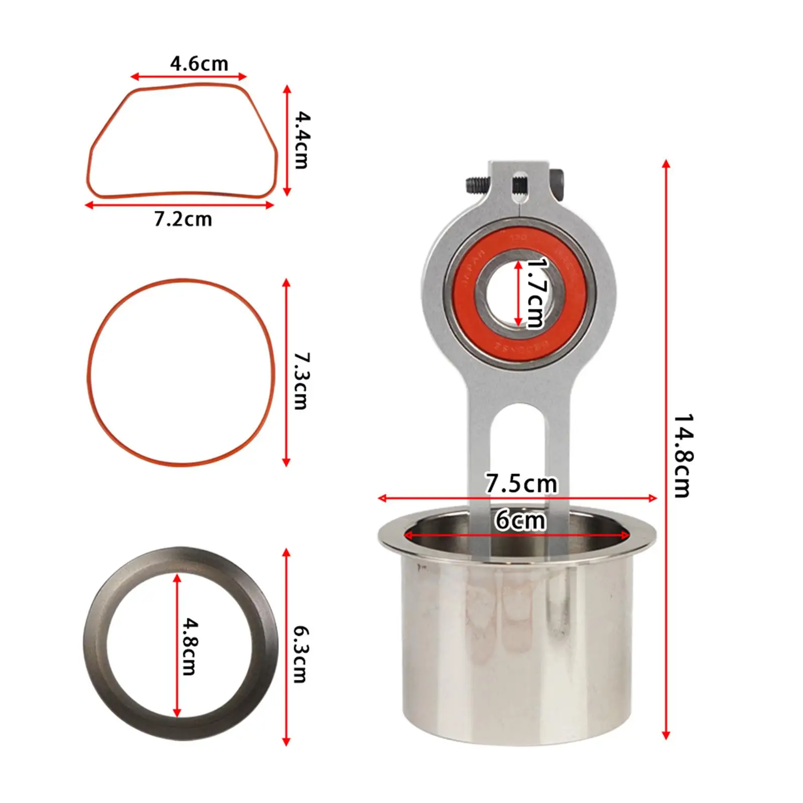 KK-4835 tłok sprężarki powietrza łatwa do zainstalowania wytrzymała wytrzymała A02743