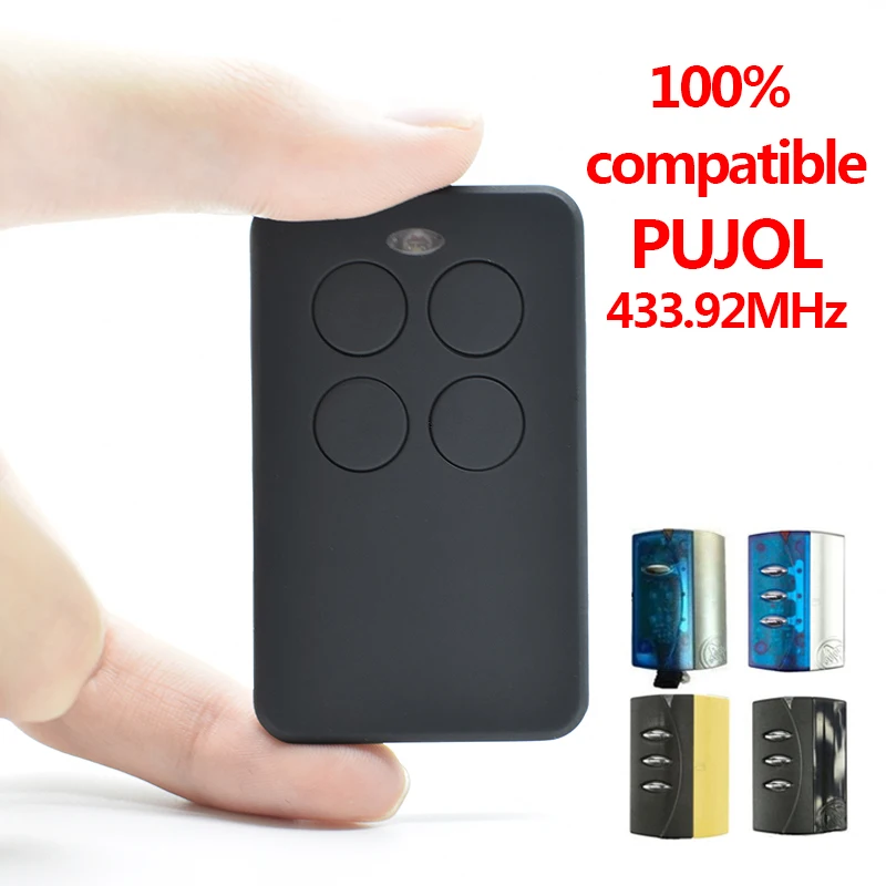 For PUJOL NEO TWIN VARIO MARS OCEAN Garage Door Remote Control Gate Opener Garage Command Transmitter 433.92MHz Rolling Code