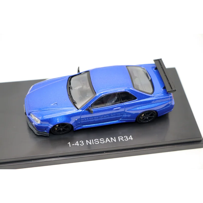 

Diecast 1/43 Scale GT-R Nissan R34 Sports Alloy Car Model Collectible Toy Gift Souvenir Display Ornament