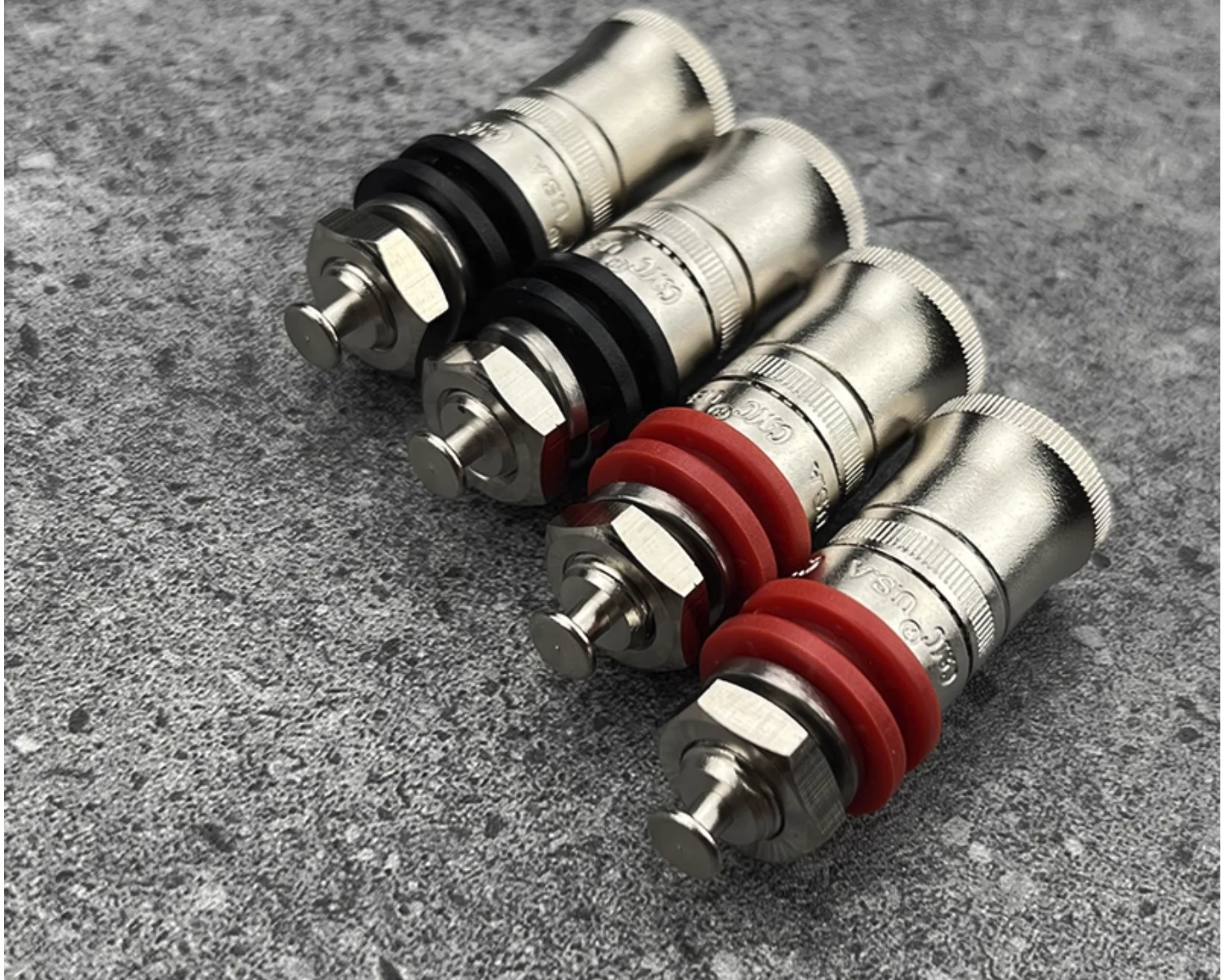 4pcs CMC 868S Pure Copper Niobium Plated Speaker, Amplifier Terminal, Sound Gallbladder, Audio Socket Plug