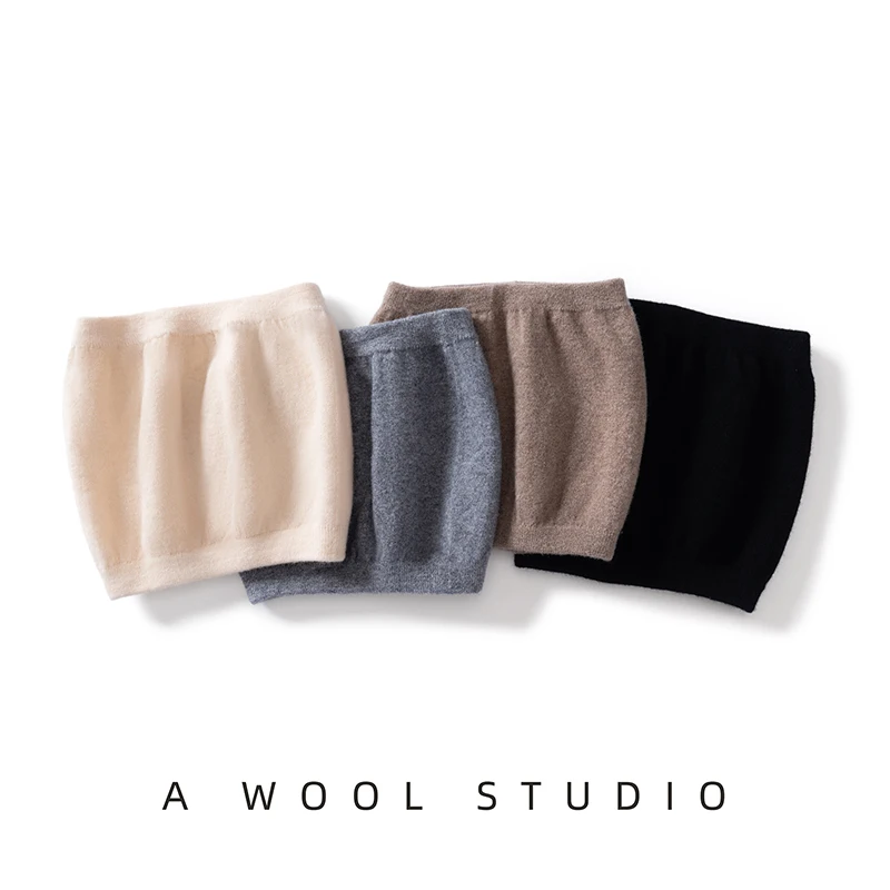 100% Merino Wool Knee Highs Knitted Autumn Winter Warm Thickened Knee Support Soft Comfortable Breathable Eco-Friendly