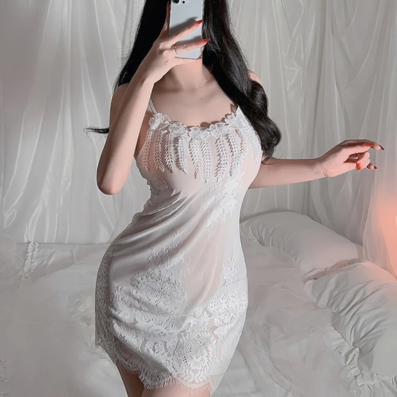 

Сексуальная короткая юбка, юбка для сна, край ресниц, соблазнительные подтяжки, домашняя одежда для сна, женская юбка на подтяжках