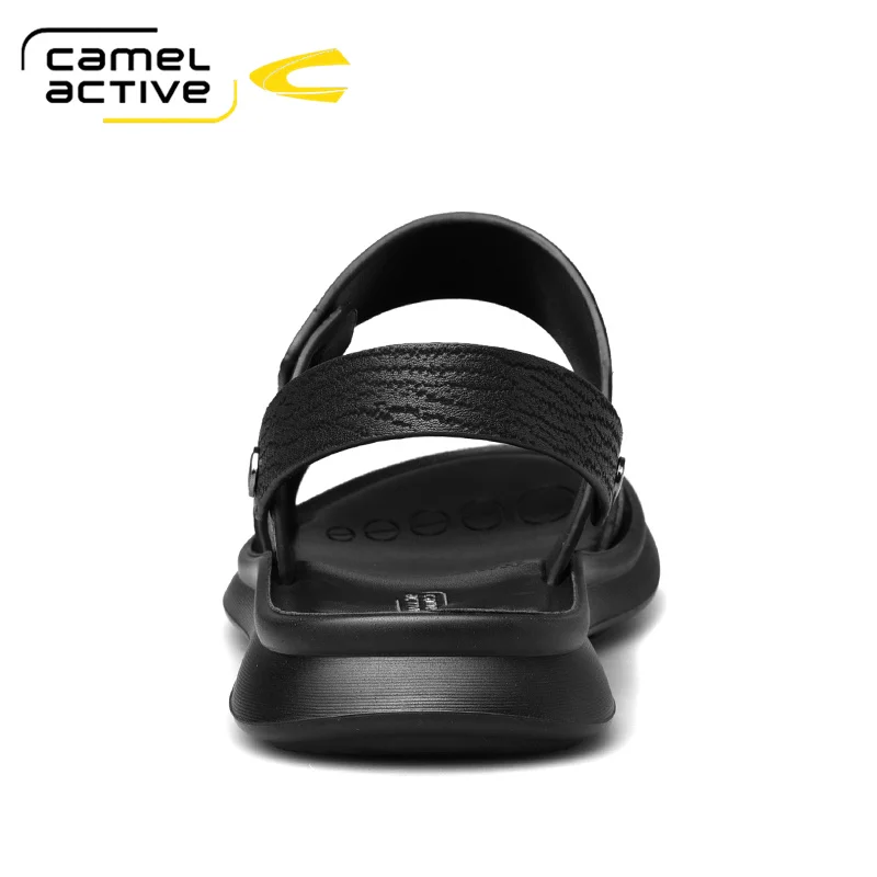 Camel Active 2022 New Men's Sandals Comfortable Breathable Genuine Leather Shoes Men Outdoor Beach Sandals Lightweight Man Shoes