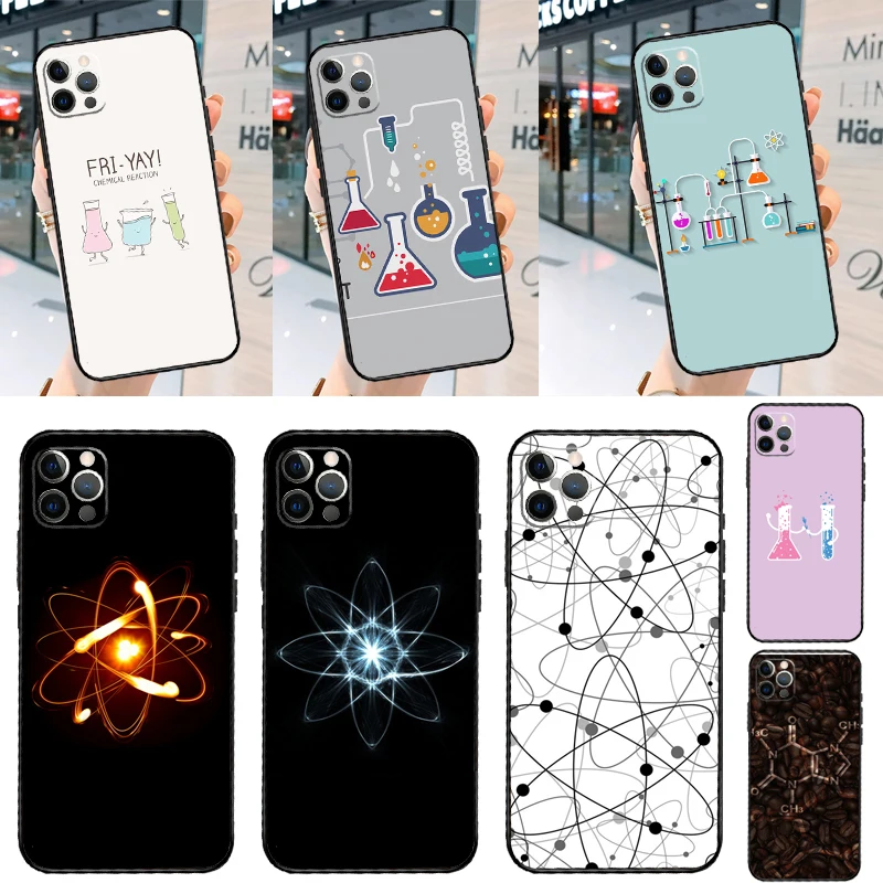 Atom Chemistry Science Case For Xiaomi 17T Pro 14T 15T 15 17 Ultra POCO F8 F9 Ultra F5 F6 F7 X5 X6 X7 X8 Pro Cover