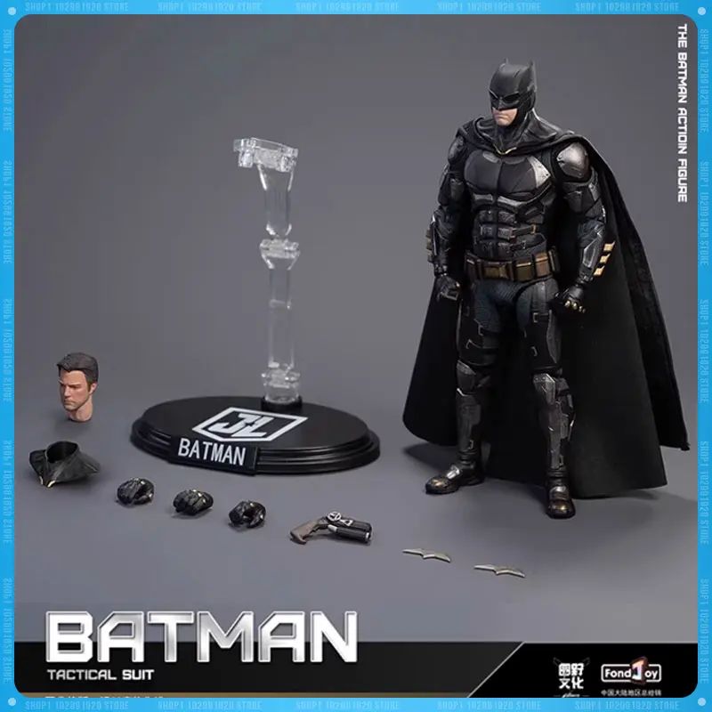 

1/9 New Fondjoy Tactical Batsuit Batman Zack Snyder'S Justice League Batman Figures Model Detective Comics Custom Gift