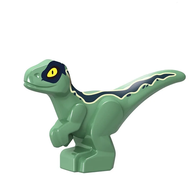 Baby Dinosaur World Chase Tyrannosaurus Rex Triceratops Stegosaurus Park Action Figure Prehistoric Monsters Building Blocks Toy - view 4