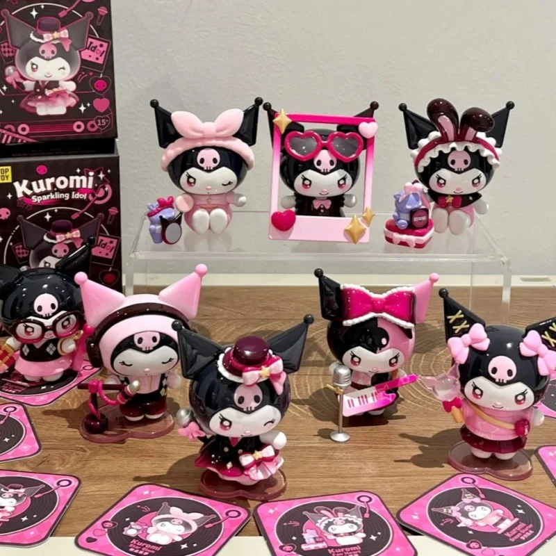 

Оригинальная слепая коробка Sanrio Kuromi Sparkling Idol, милые настольные украшения Kuromi, модная игрушка, загадочная коробка, подарки-сюрпризы