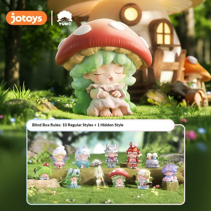 

JOTOYS YUMO Plush Blind Box Figures Childlike Heart Island Series Collectible Cute Cartoon Desktop Ornaments Toys For Girls
