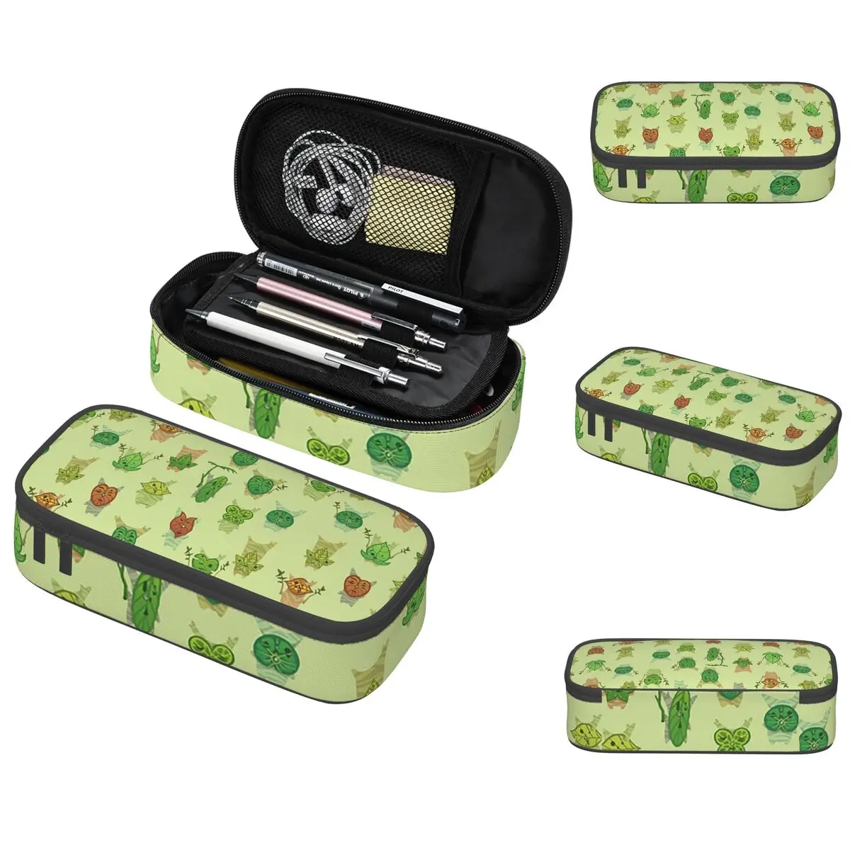 Korok Pattern Pencil Case for Students Gifts Pen Box Pencil Bag Stationery Supplies Pen Holder Bag