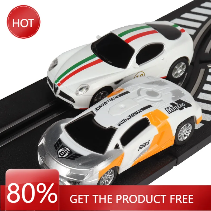 Tapacubos para coches de slot a escala 1/43, set de coches de policía Alfa Romeo para pista de carreras eléctrica, juguete para SCX Compact, Go Ninco, Scalextric