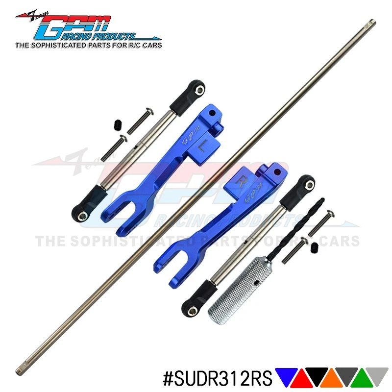 

GPM Stainless Steel Rear Sway Bar & Aluminum Sway Bar Arm & Linkage For TRAXXAS