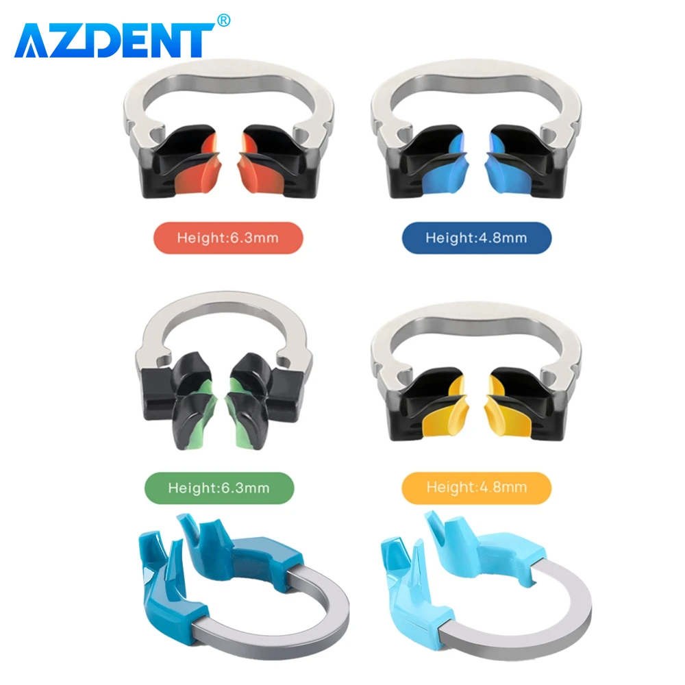 AZDENT Dental Sectional Matrix System Set Matrices Clip Ring Matrix Bands Dental Wedges Plastic Dentistry Instrument Tool