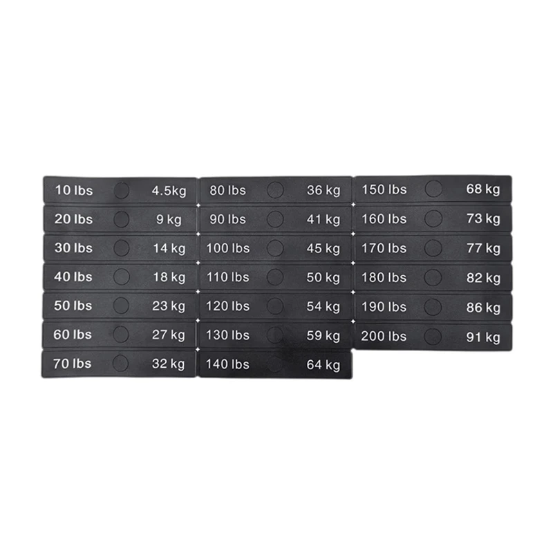 AT93-Circuit Breaker Label Sticker Gym Self Sticky Weighted Block Label Sticker Exercise Equipment Decals Weight Stack Labels