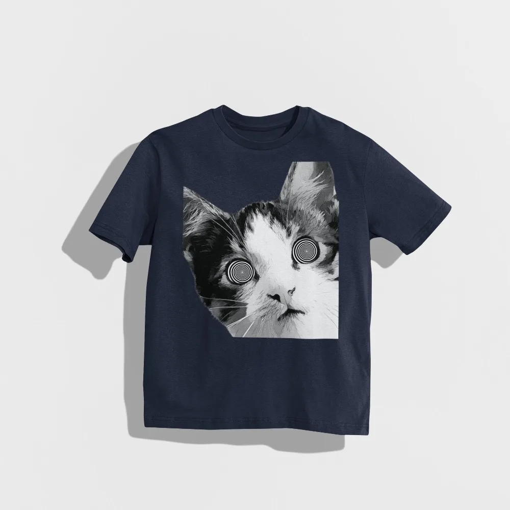 مخدر القط تي شيرت تريبي قميص القوطية Alt الملابس الظلام الجمالية موضة قميص مضحك القط قميص القط عاشق هدية #5