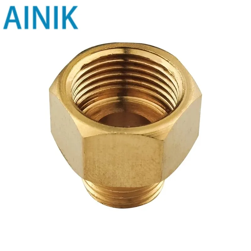 1PCS Male to Female Thread Brass Pipe Connectors Brass Coupler Adapter Threaded Fitting 1/8\