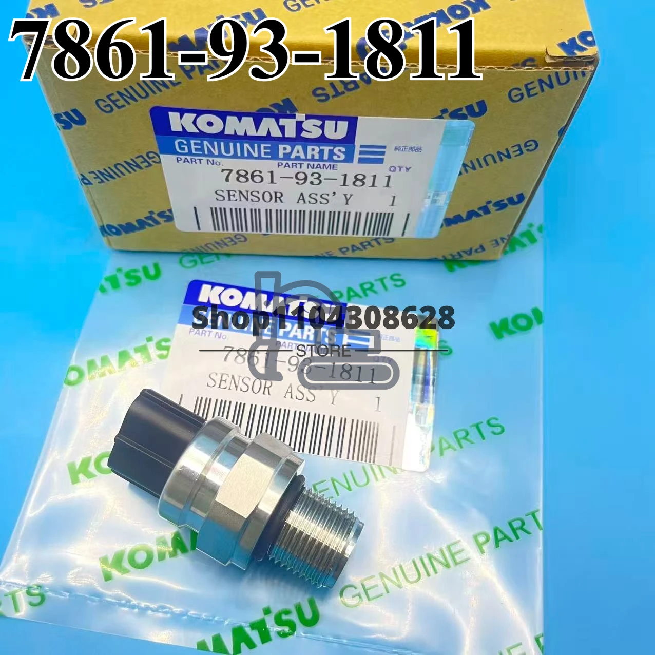 Excavator High Pressure Sensor Switch 7861-93-1811 for Komatsu PC200-8 PC210-8 PC220-8 PC240-8 PC300-8