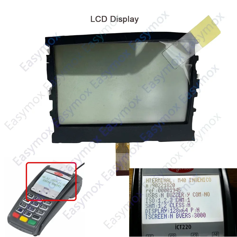 

LCD Display For ingenico ICT220 POS-termina Screen with Digitizer