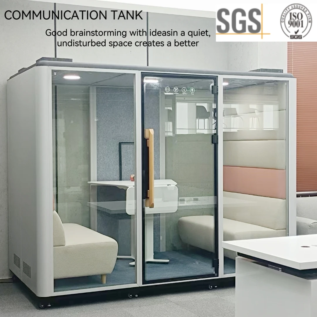 Hooqu الحديثة متعددة الاستخدامات المنزل/المكتب/صالة الألعاب الرياضية استوديو المحمول عازلة للصوت كابينة الهاتف غرفة البيانو لممارسة الموسيقى النوم الصامت الصلب Fra