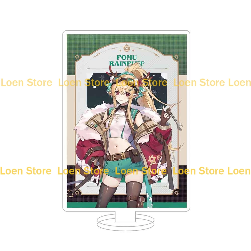 Loen Store Nijisanji EN x OU-EN Cafe Virtual YouTuber cute Animation acrylic stand desktop ornament birthday gift Fan offer
