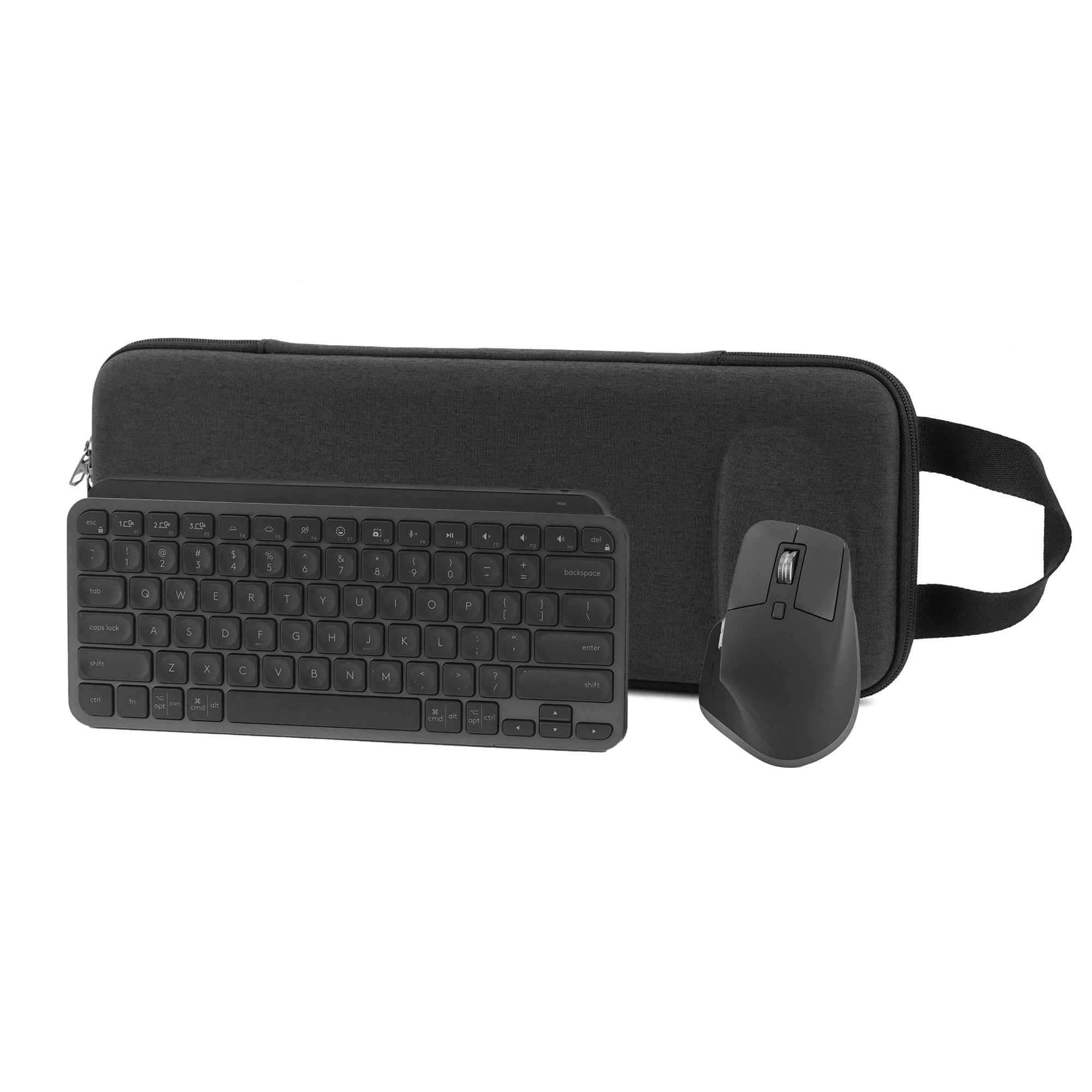 Geekria Keyboard Hard Shell Travel Case Compatible with Logitech MX Keys Mini + MX Master 4/3S Keyboard and Mouse Combo Bag