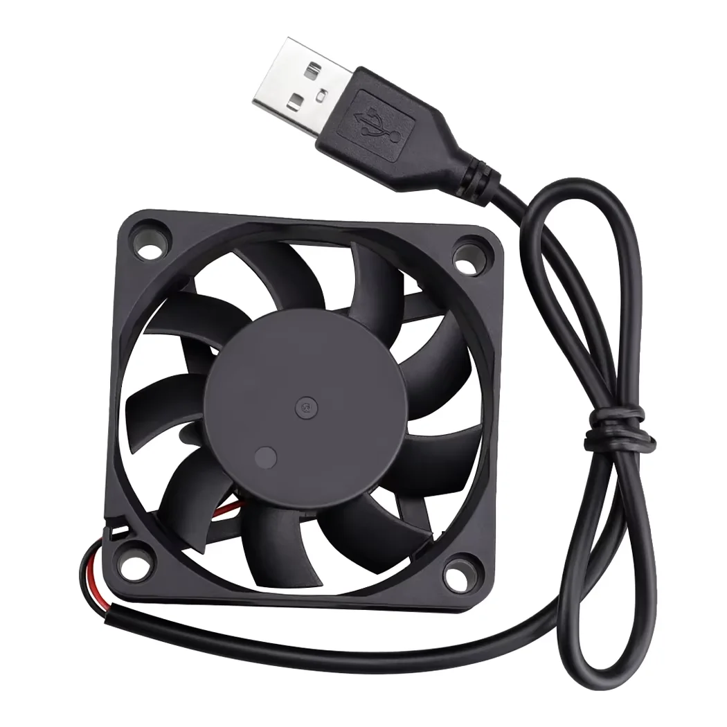 1 Stück 5V 5010 8010 8015 9225 12025 USB-Schnittstelle DC Bürstenloser Kühllüfter USB-Kabel Set-Top-Box Router Gehäuselüfter – Detail 16