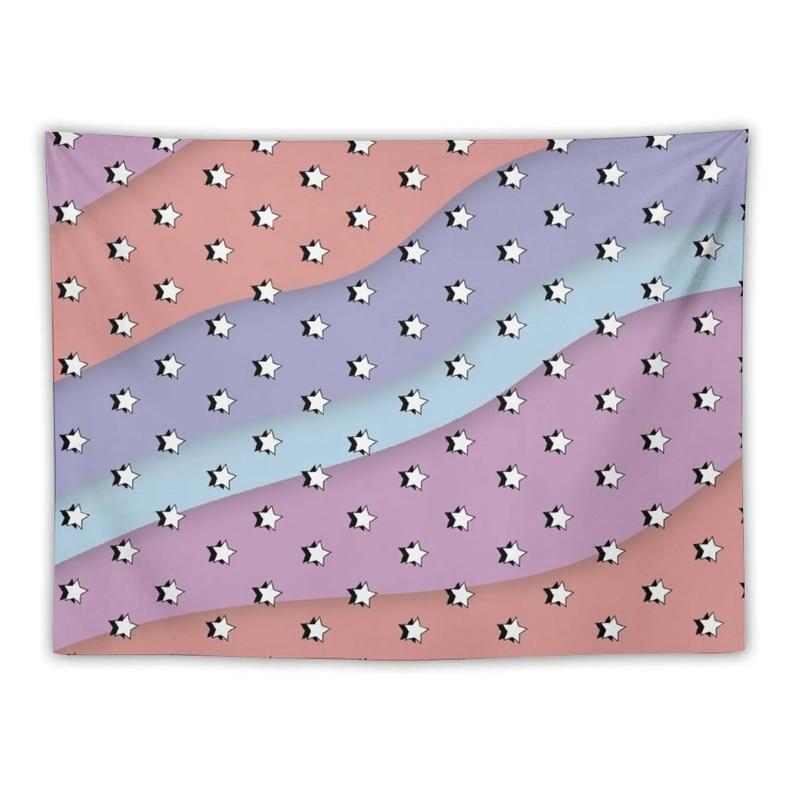 Pastel Waves Retro VSCO stars Tapestry Room Decoration Accessories Hanging Wall Tapestry