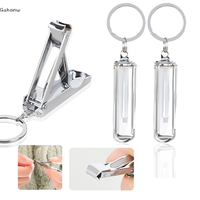 1Pcs Foldable Ultra-Thin Portable Carbon Steel Nail Toe Cutter Trimmer Scissor Manicure Pedicure Tool Fingernail Clipper