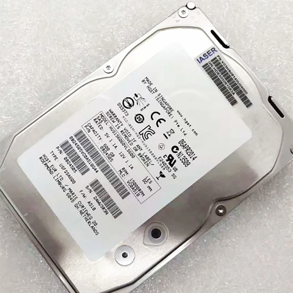 Für HGST 5270M3 HUS 156060 VLS600 HDD 600G 15K SAS 3,5'' 7,2K Festplatte