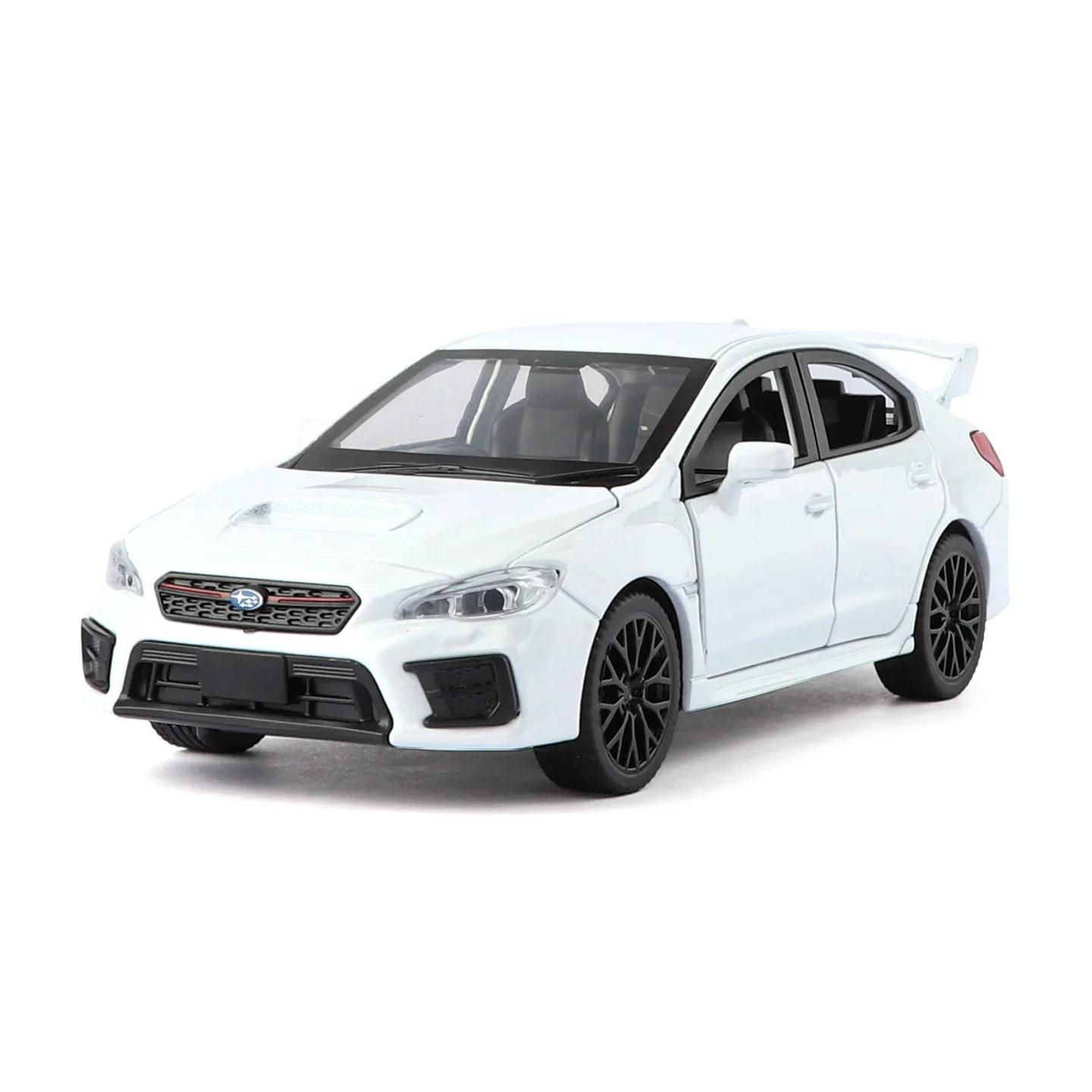 Modèle de voiture en alliage JDM STI WRX 1:30, son et lumière, jouet à collectionner pour enfants, cadeau d'anniversaire